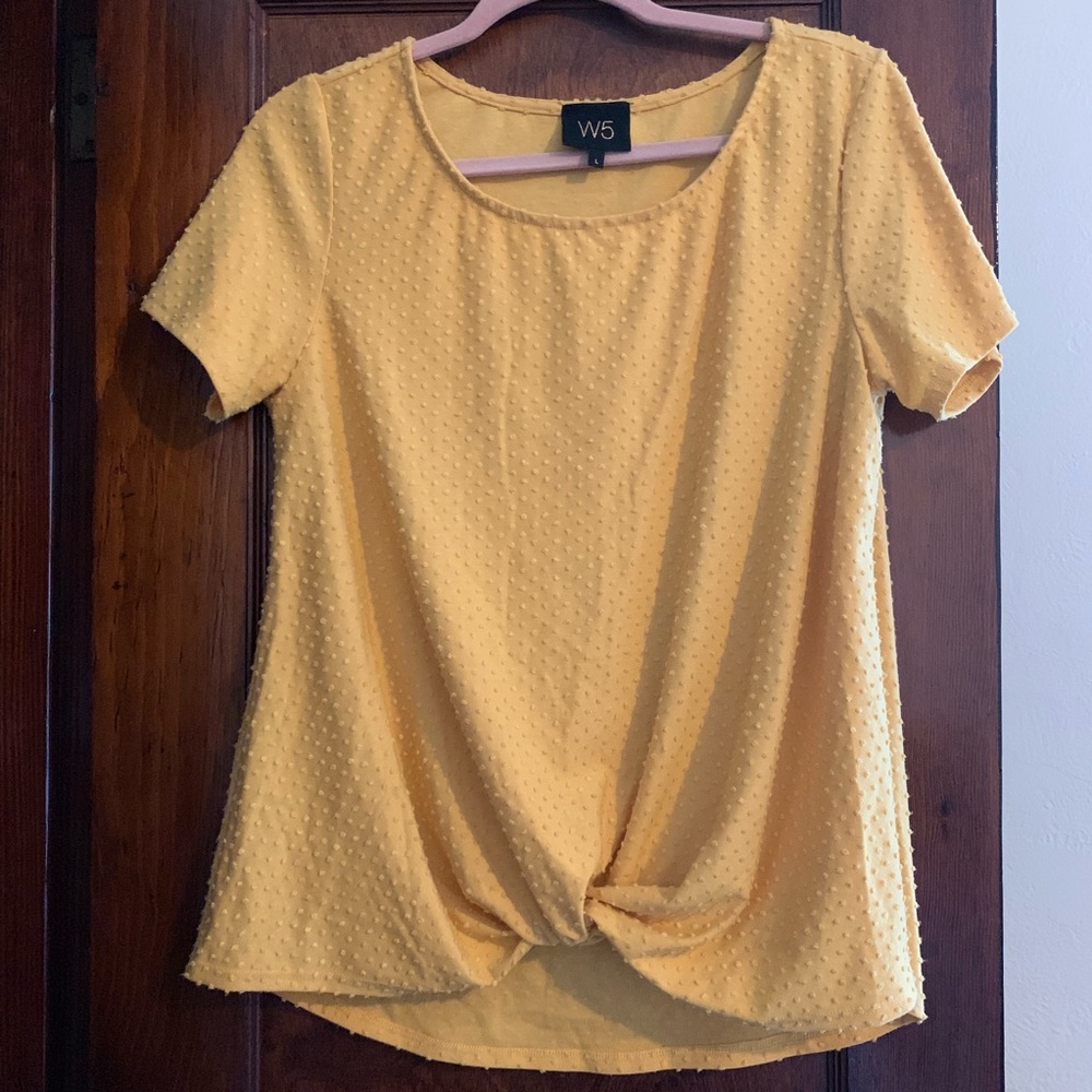 Yellow Textured Top (Large)